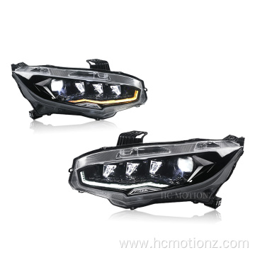 HCMOTIONZ 2016-2021 Honda Civic Rotation Front Headlamps